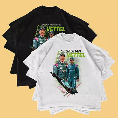 Sebastian Vettel World Champion Vintage T Shirt Formula One For Fans Design • $35.14