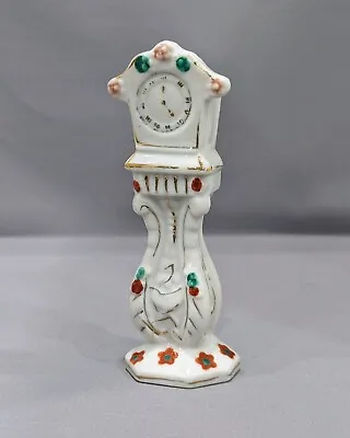Vintage Late 1940s White Ceramic CLOCK 5  Victorian ~Made In Occupied Japan • $21.06