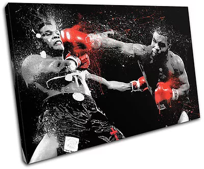 Mike Tyson Boxer SPORT   Sports SINGLE CANVAS WALL ART Picture Print VA • $74.99