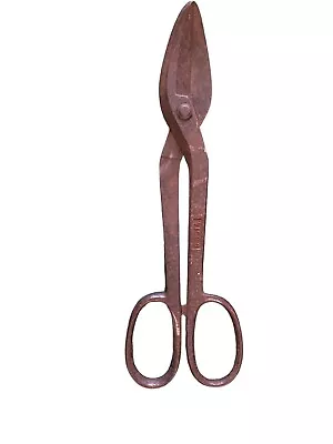 Vintage Wiss 9 Tin Snips Scissors 12 1/2” Forged Steel Shears • $32.39