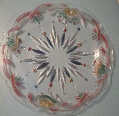 Mikasa  Winter Bells  Round Ornate Christmas Platter - 14 3/4 Inches Moving Sale • $18.80