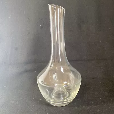 Mikasa Glass Barware Open Mouth Top  Decanter Teardrop 12.5” Tall • $26.99