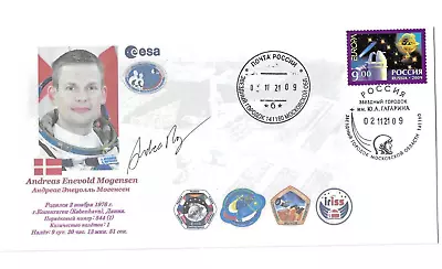 ESA Denmark Astronaut A. Mogensen  Soyuz TMA-04 Signed ISS Space Cover Autograph • $39.60
