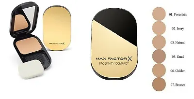 Max Factor Facefinity Compact Foundation 10g **CHOOSE YOUR SHADE** BRAND NEW • £6.99