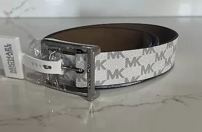 Michael Kors White Signature Belt • $31.50