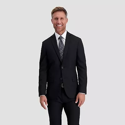 Haggar H26 Men's Flex Series Ultra Slim Suit Coat - Black 38 • $33.99