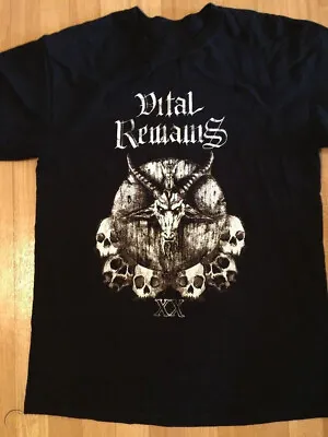 New Vital Remains Tee Shirt For Men Heavy Cotton Black All Size Unisex AC076 • $23.74