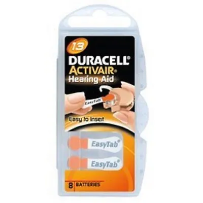 Duracell Activair Mercury Free Hearing Aid Batteries Size 13 (40-160) Exp-2027 • $15.99