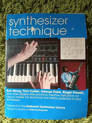 $50 • Buy Synthesizer Technique Book Retro Moog 1984