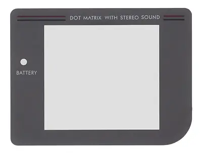 Glass GameBoy Screen Replacement Lens Nintendo DMG-01 Grey With Adhesive • £3.45