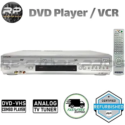 $199.97 • Buy Sony SLV-D370P DVD VCR Combo Player VHS Hi-Fi Stereo Progressive Scan