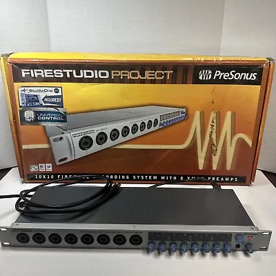 $89.98 • Buy PreSonus Firestudio Project 10x10 Digital Audio Interface - Tested