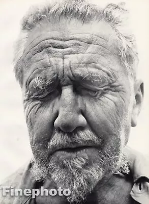 1958 Vintage RICHARD AVEDON Author Poet EZRA POUND Modernist LARGE Photo Gravure • $338.21