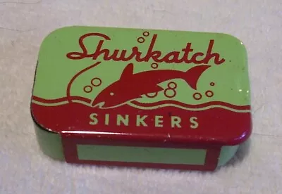  Nice Rare Vintage Shurkatch Sinkers Box Lure 10/3/19pot  Empty Advertisement • $9.86