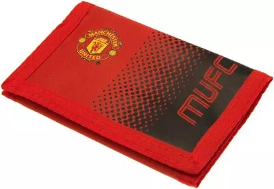 Manchester United FC 2428 Nylon Wallet Unisex Children’s Red • £8.99