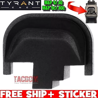 Tyrant Design SLIDE COVER PLATE BLACK S&W M&P FULL SIZE & COMPACT SMITH WESSON • $24.94