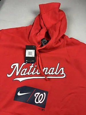 Nike Washington Nationals Men’s Hoodie Sz 3XL Hooded Sweatshirt 80% Cotton NWT • $45