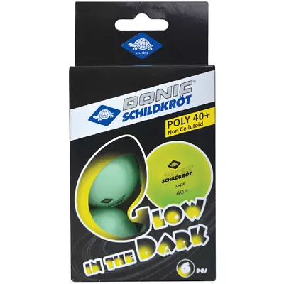 $7.95 • Buy Table Tennis Balls – Donic Schildkrot – Glow In The Dark