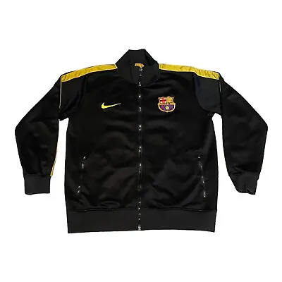 Nike FC Barcelona Barca FCB Full Zip Track Jacket Size Medium Men • $39.99