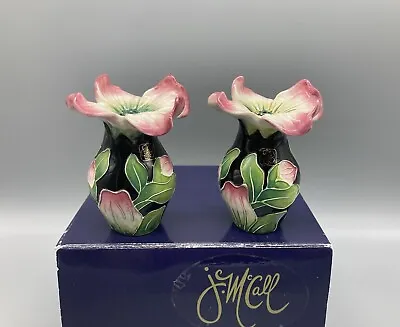 Blue Sky Icing On The Cake J. McCall Dogwood 3D Salt And Pepper Shakers - NIB! • $15