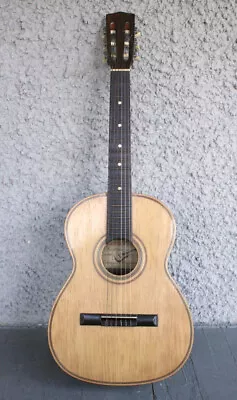 Vintage GIANNINI Acoustic Classical Guitar Model No. 6 BRAZIL. Great Sound • $195