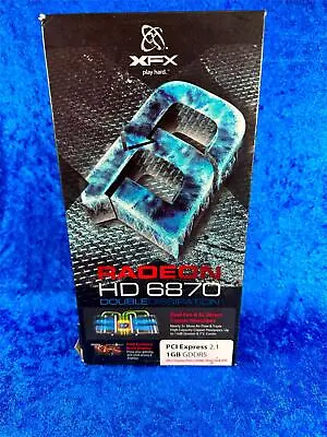 XFX AMD Radeon Black HD 6870 1GB GDDR5 -GPU Graphics Card • $49.99