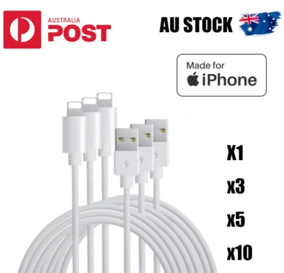 $4.45 • Buy Fast USB Cable Charger Cord Charging For Apple IPhone 7 8 X 11 12 13 14 Ipad