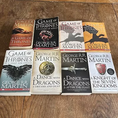 Game Of Thrones By George R R Martin Complete 7 Book Saga Plus Prequel Novellas • £22.01