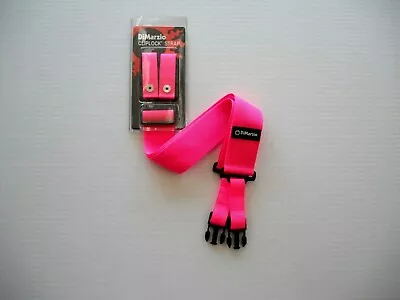 $26 • Buy Dimarzio Nylon Cliplock Strap 2 Inch Wide Pink Dd2200