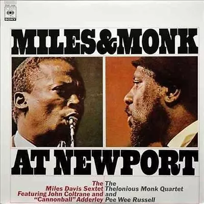 Miles Davis MILES & MONK AT NEWPORT- MONO VINYL Records & LPs New • $27.99