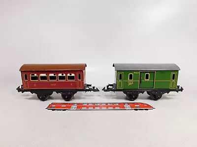 DT776-1 #2x Bing Gbn GB Gauge 0 Sheet Metal Passenger Car 5551 Mail Wagon 5552 • $163.92