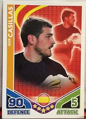 IKER CASILLAS Spain. Topps Match Attax 2010 FIFA World Cup. South Africa • £0.99