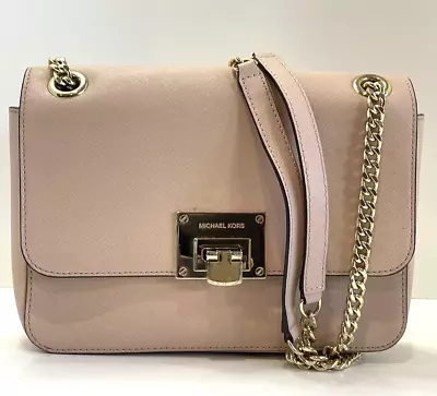 Michael Kors Pink Leather Shoulder Crossbody Handbag • $10