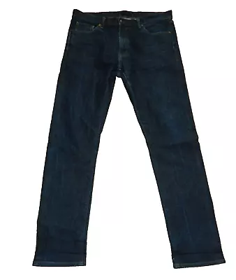 Mens UNILQO Size 35 X 34 Haihara Japanese  Selvedge Denim Jeans (AD914) • £29.99