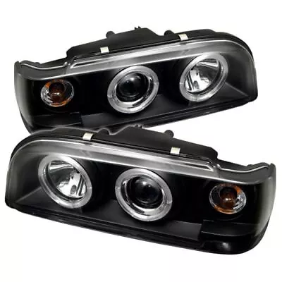 Spyder Fits Volvo 850 93-97 Projector Headlights LED Halo Black High H1 Low H1 P • $414.99