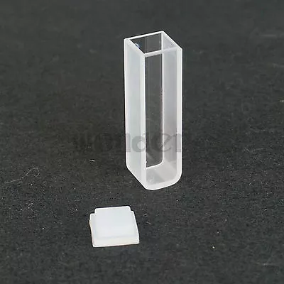 3.5ml 10mm Path Length JGS1 Quartz Cuvette Cell With Lid For Spectrophotometers • $12.73