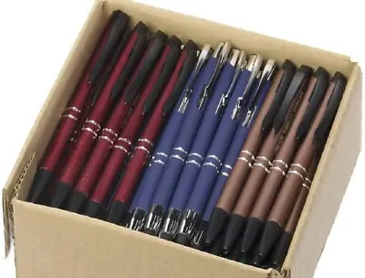 5Lb Box Of Assorted Misprint Ink Pens Bulk Ballpoint Pens Retractable Metal Lot  • $52.99