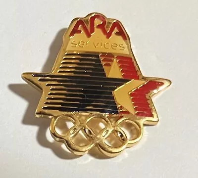 ARA SERVICES - 1984 Los Angeles Summer Games Olympic Lapel Pin • $9.50