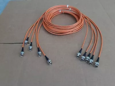 5pack Belden 1855A HD-SDI Mini RG59 Video Cable4.5 GHZ BNC Male To BNC Male 6ft. • $50