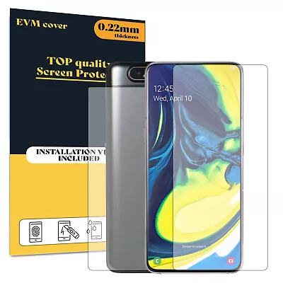 Screen Protector For Samsung Galaxy A80 Front And Back TPU FILM Cover • £5.99