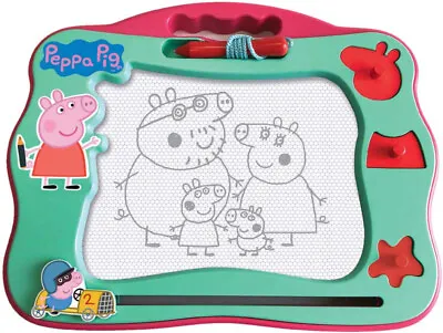 £13.99 • Buy Peppa Pig Travel Magnetic Scribbler Drawing Board Draw, Stamp Erase Kids Toy 3+ 