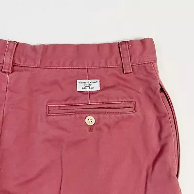 Vineyard Vines Men’s 33x32 Red Straight Fit Khaki Pants • $14.99