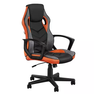 Artiss Gaming Office Chair Computer Executive Racing Chairs High Back Orange • $105.95