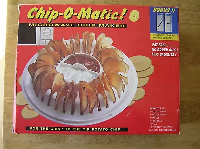 Microwave Potato Chip Maker Chip-O-Matic With Slicers  Vtg • $20