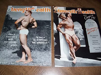 1940 - 1946 Strength & Health John Grimek Al Stephan Mr. America Lot • $14.77