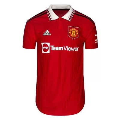 $130 Adidas Manchester United Men L Jersey H13889 22/23 Home Kit Soccer Football • $99