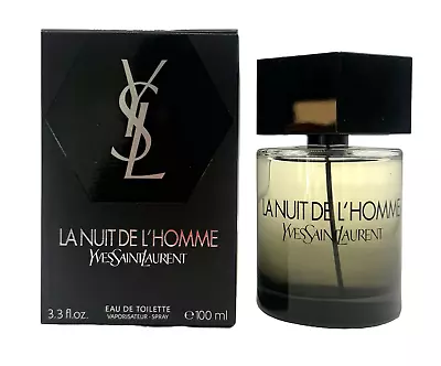 La Nuit De L'Homme By Yves Saint Laurent YSL Men 3.3 Oz Eau De Toilette Spray • $75.95