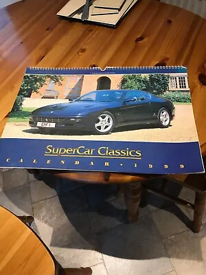 Super Car Classics  Calender 1999 • £11