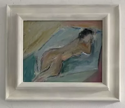 Original Modernist Abstract Figurative Style Oil On Board Painting • £3