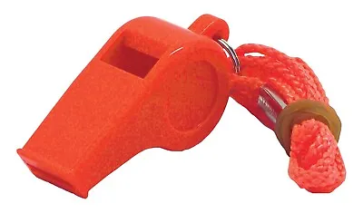 Safety Whistle With Lanyard - Orange • $7.99